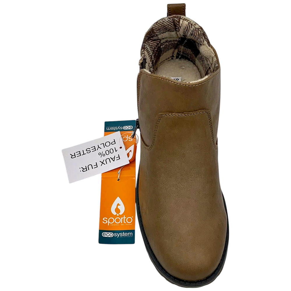 Sporto Women's Madison Water-Repellent Ankle Boot Stone - Medium - Picture 2 of 3